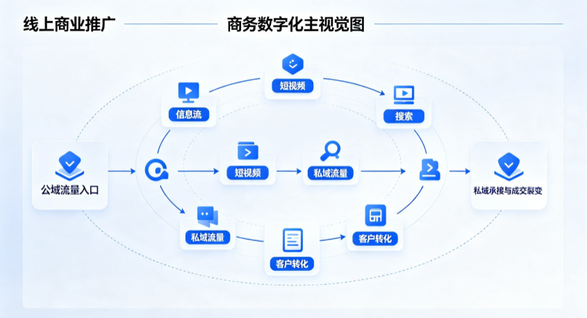 惠东县线上商业推广怎么做？全域流量闭环搭建与低成本转化实战指南